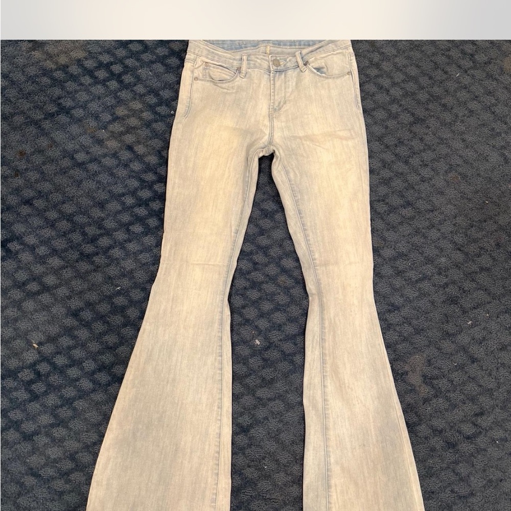 Articles Of Society Light Blue Flare Jeans